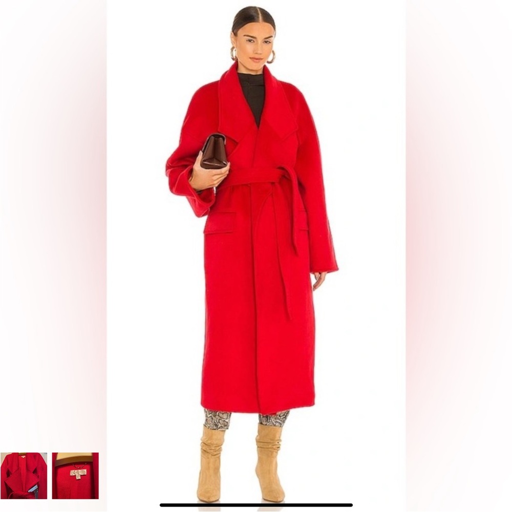 NWOT Ronnie Kobo Claire belted coat